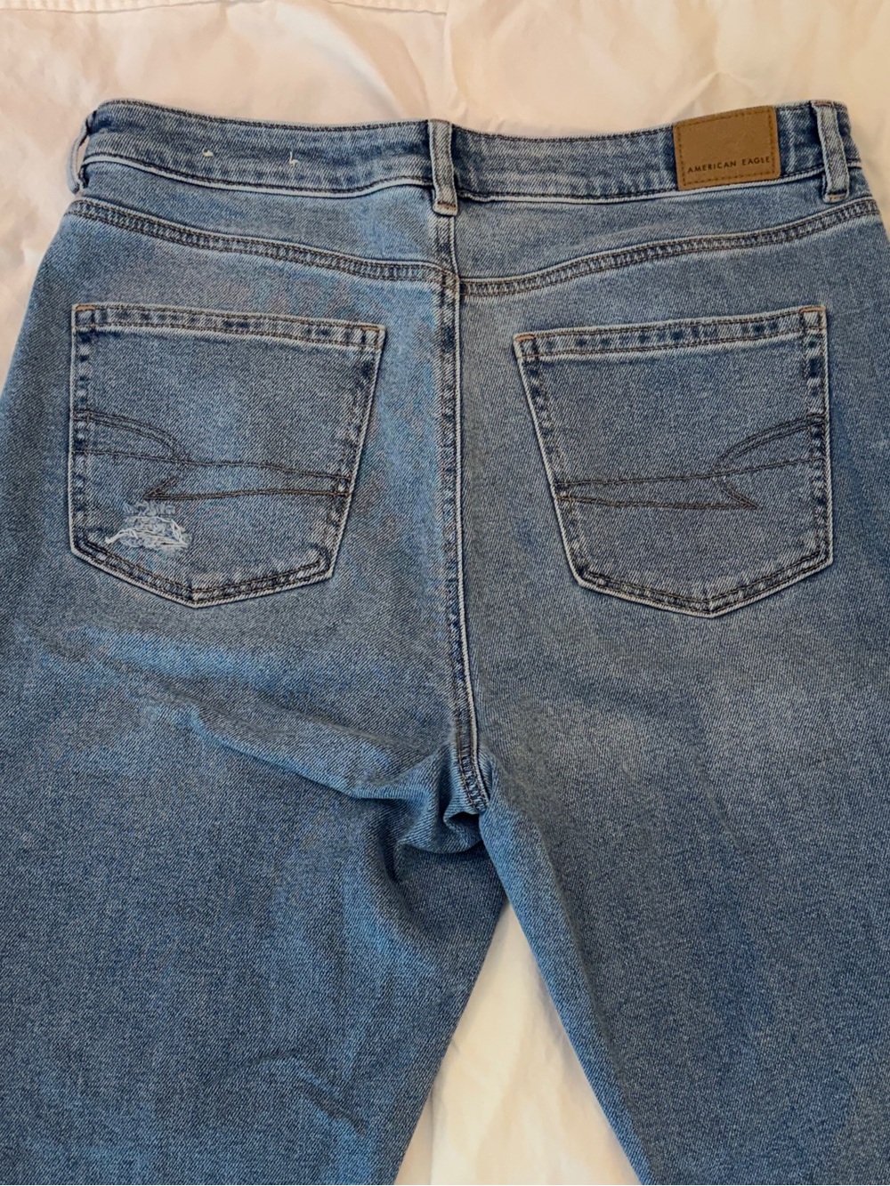 American Eagle Outfitters Straight Leg Blue Jeans - Picture 5 of 6